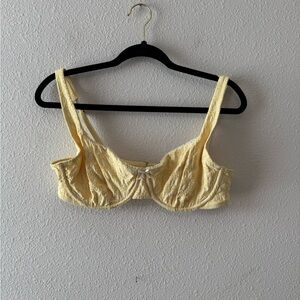 Wild Fable Light Yellow Bra